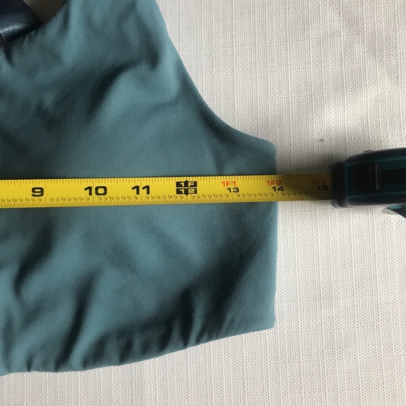 Gumshark Women’s Medium Teal Blue Zip Front Sports Bra - Picture 10 of 12